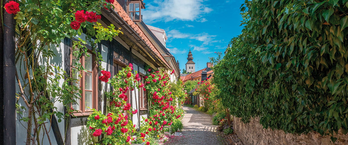 Medieval Visby on Gotland Island